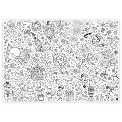 Ausmal-Tischdecke „Weihnachten“ -Kinderspielzeug 052 3