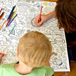 Ausmal-Tischdecke „Fantasiewelt“ -Kinderspielzeug 053 4