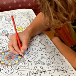 Ausmal-Tischdecke „Fantasiewelt“ -Kinderspielzeug 053 6