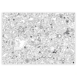 Ausmal-Tischdecke „Zoo & Natur“ -Kinderspielzeug 057 3