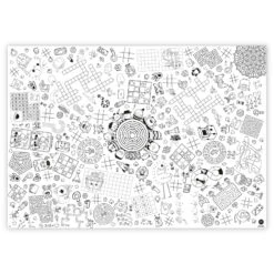 Ausmal-Tischdecke „Rätsel & Spiele“ 8 Ausmal-Tischdecke „Rätsel & Spiele“ -Kinderspielzeug 063 3