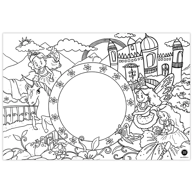 Platzsets „Motiv-Mix I“ Zum Ausmalen 5 Platzsets „Motiv-Mix I“ Zum Ausmalen – Bild 3