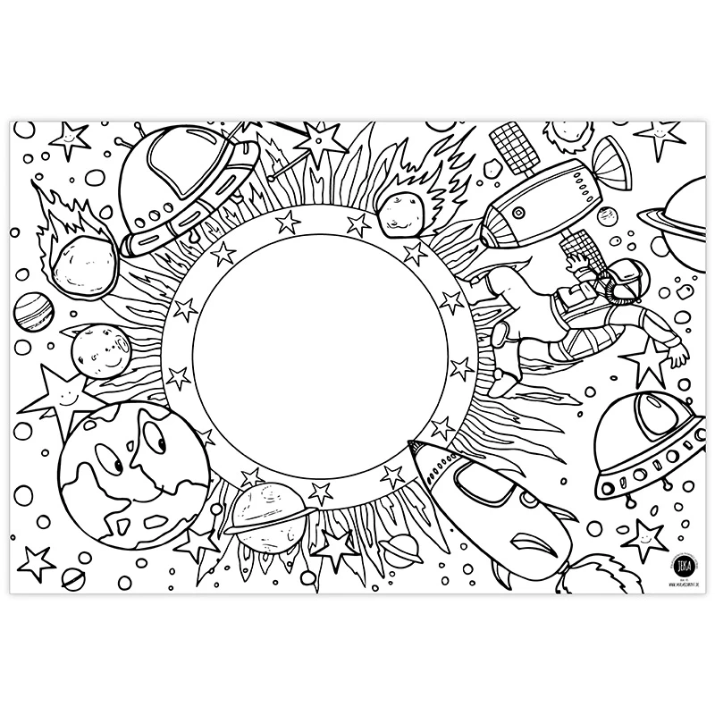 Platzsets „Motiv-Mix I“ Zum Ausmalen 7 Platzsets „Motiv-Mix I“ Zum Ausmalen – Bild 5