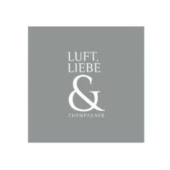 Cocktail-Servietten „Luft, Liebe & Champagner“