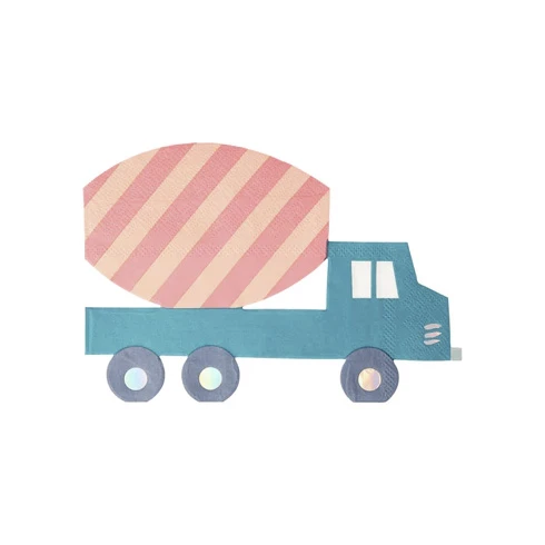 Bau-Servietten Von Meri Meri 4 Bau-Servietten Von Meri Meri – Bild 2