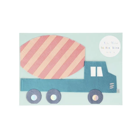 Bau-Servietten Von Meri Meri 3 Bau-Servietten Von Meri Meri