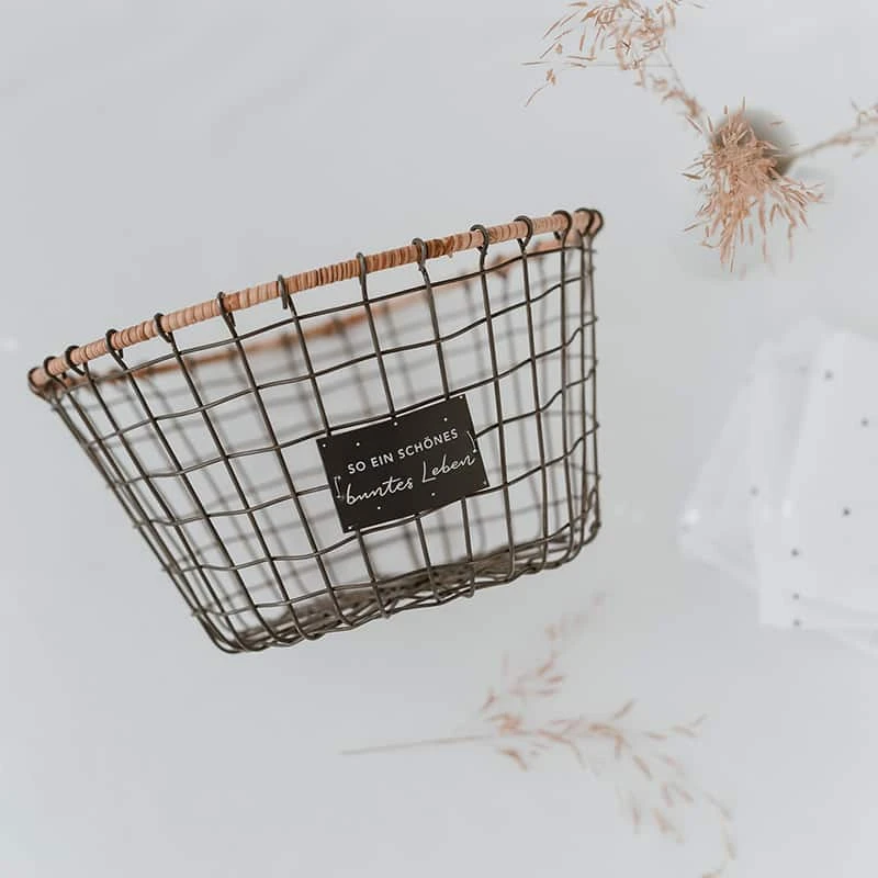 Draht-Korb „Buntes Leben“ 4 Draht-Korb „Buntes Leben“ – Bild 2