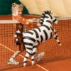 Partydeco Folienballon Zebra -Kinderspielzeug FB121 03 S
