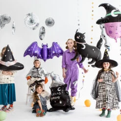 Partydeco Holografischer Folienballon Katze -Kinderspielzeug FB151 05 S