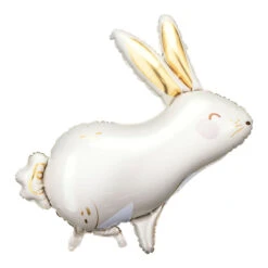 Partydeco Folienballon Hase -Kinderspielzeug FB189 01 S