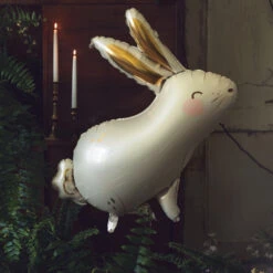 Partydeco Folienballon Hase -Kinderspielzeug FB189 02 S