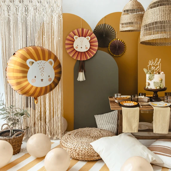 Partydeco Folienballon Löwe 4 Partydeco Folienballon Löwe – Bild 2