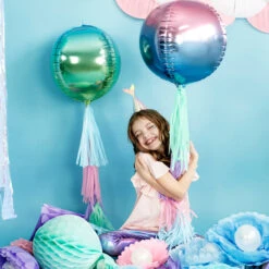 Partydeco Folienballon Kugel Ombre -Kinderspielzeug FB39 014 03 S