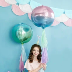 Partydeco Folienballon Kugel Ombre -Kinderspielzeug FB39 014 05 S