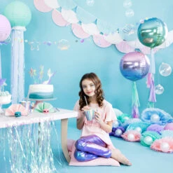 Partydeco Folienballon Kugel Ombre -Kinderspielzeug FB39 014 07 S