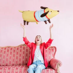 Partydeco Folienballon Dackel 13 Partydeco Folienballon Dackel -Kinderspielzeug FB60 03 S