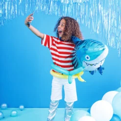 Partydeco Folienballon Hai 17 Partydeco Folienballon Hai -Kinderspielzeug FB69 02 S