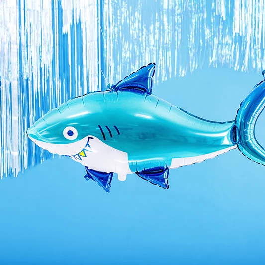 Partydeco Folienballon Hai 8 Partydeco Folienballon Hai – Bild 6