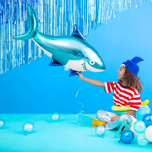 Partydeco Folienballon Hai 7 Partydeco Folienballon Hai – Bild 5