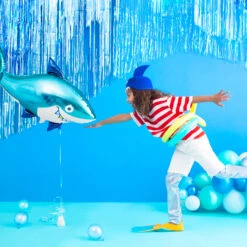 Partydeco Folienballon Hai 13 Partydeco Folienballon Hai -Kinderspielzeug FB69 06 S