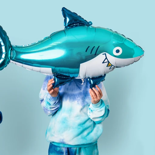 Partydeco Folienballon Hai 10 Partydeco Folienballon Hai – Bild 8