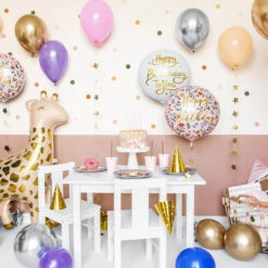 Partydeco Folienballon Giraffe -Kinderspielzeug FB70 04 S