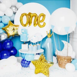 Partydeco Folienballon Mit Ziffer (1) -Kinderspielzeug FB87M 011 03 S