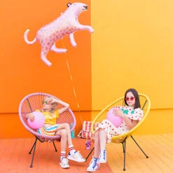 Partydeco Folienballon Leopard -Kinderspielzeug FB88 02 S