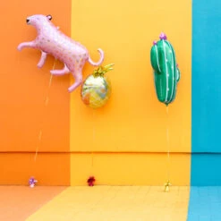 Partydeco Folienballon Leopard -Kinderspielzeug FB88 07 S