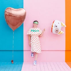 Partydeco Folienballon Hund -Kinderspielzeug FB89 04 S