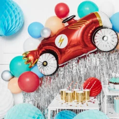Partydeco Folienballon Auto -Kinderspielzeug FB90 02 S