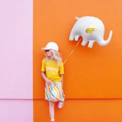 Partydeco Folienballon Elefant -Kinderspielzeug FB91 03 S