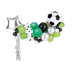 Partydeco Ballon-Girlande Fußball