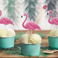Partydeco Kuchen-Topper „Flamingo“ -Kinderspielzeug KPT14 03 S
