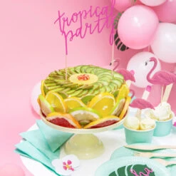 Partydeco Kuchen-Topper „Flamingo“ -Kinderspielzeug KPT14 11 S