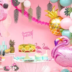 Partydeco Kuchen-Topper „Flamingo“ -Kinderspielzeug KPT14 12 S