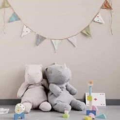 Kuschel-Nilpferd Von Den Safarifreunden (H 54 Cm, Dusty Rosa)