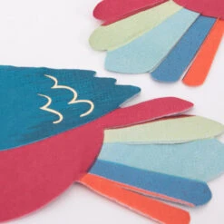 Meri-Meri Papagei-Servietten Von Meri Meri -Kinderspielzeug Parrot Napkins3