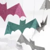 Glitzer-Fledermäuse Zum Aufhängen Von Meri Meri -Kinderspielzeug PastelHangingBats2