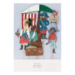 Meri-Meri Kuchentopper „Piraten & Palmen“ Von Meri Meri -Kinderspielzeug Pirates Palm Cake Toppers