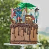 Meri-Meri Kuchentopper „Piraten & Palmen“ Von Meri Meri -Kinderspielzeug Pirates Palm Cake Toppers2