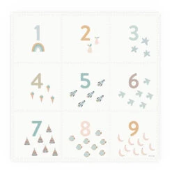 2-in-1 EEVAA-Spielmatte „Numbers“ Von Play&Go -Kinderspielzeug PlayandGo EEVAA numbers foam playmat front puzzle