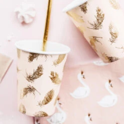 Partydeco Papier-Servietten „Schwan“ -Kinderspielzeug SP33 58 06 S