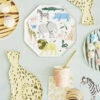 Meri-Meri Pappteller „Safari“ Von Meri Meri -Kinderspielzeug Safari Animals Dinner Plates2