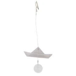 Schiffchenclip „Grau“