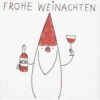 Cocktail-Servietten „Frohe Weihnachten“ (Santa) -Kinderspielzeug Serviette fr wei santa