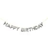 Meri-Meri „Happy Birthday“-Girlande In Silber Von Meri Meri -Kinderspielzeug SilberHappyBirthdayGirlande1