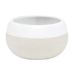 Steinzeug-Schale „Zum Anknabbern“