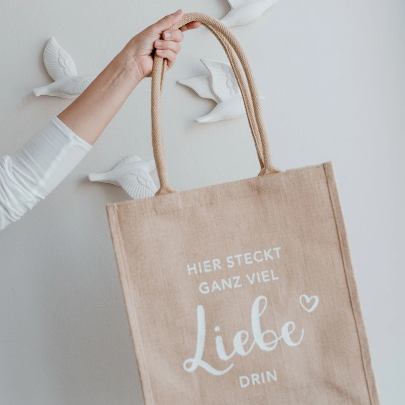 Jute-Tasche „Liebe“ 9 Jute-Tasche „Liebe“ – Bild 7