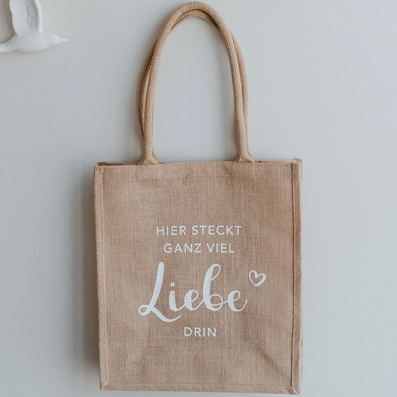 Jute-Tasche „Liebe“ 8 Jute-Tasche „Liebe“ – Bild 6